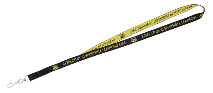 5/8" Flat Woven Lanyard