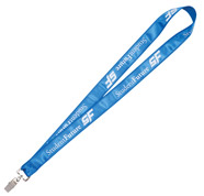 1" Poly/Satin Lanyard