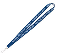 3/4" Flat Woven Lanyard