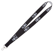 1" Flat Woven Lanyard